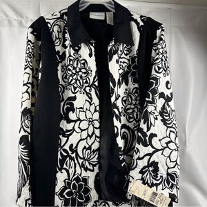 Jacquard floral jacket/blazer size 20